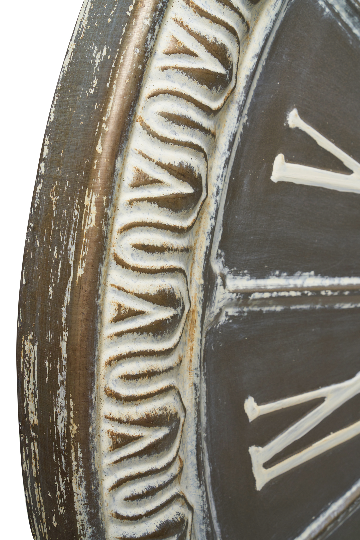 orologio metallo numeri romani grandi